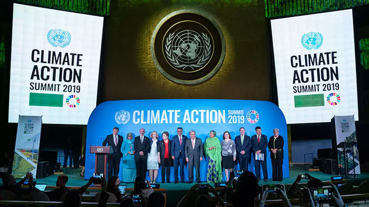 Imatge de la darrera trobada de l'ONU per abordar el canvi climàtic