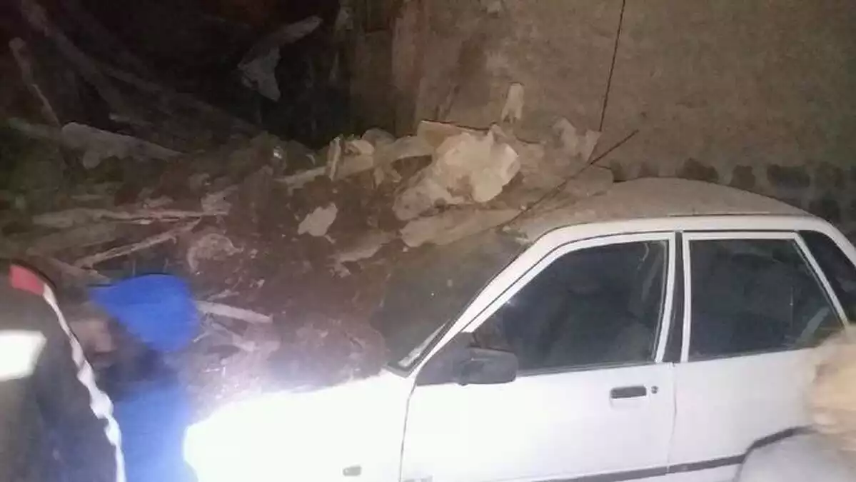 Imatge dels efectes del terratrèmol a l'Iran